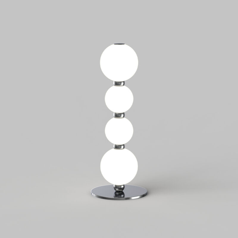 Perla - Lampada da tavolo cromo