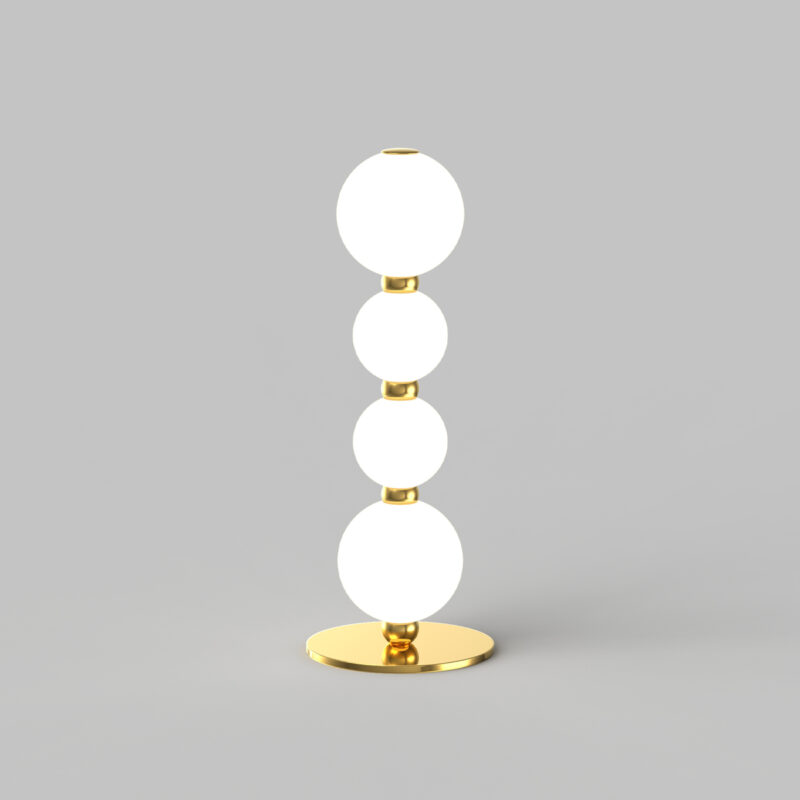 Perla - Lampada da tavolo oro