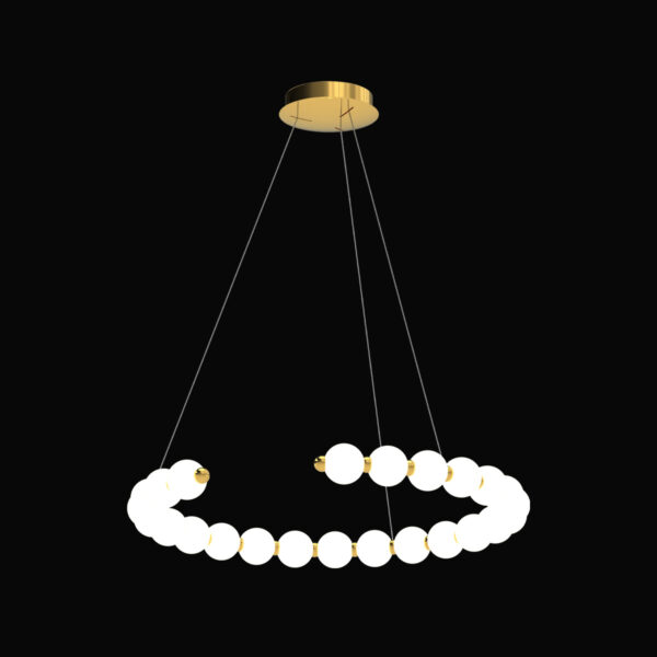Perla - Sospensione a 24 luci oro