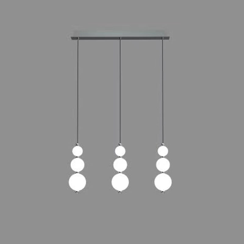 Perla - Sospensione a 3 luci cromo - 3BCHR