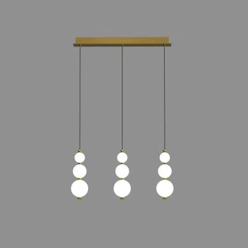 Perla - Sospensione a 3 luci oro - 3BGOL