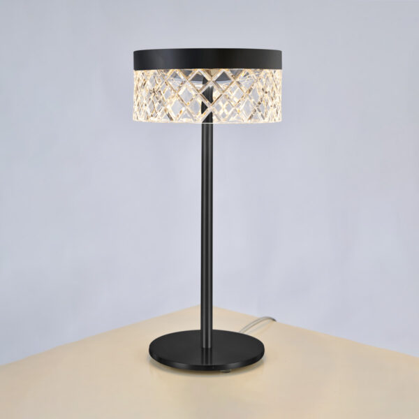 regina - Lampada tavolo nero