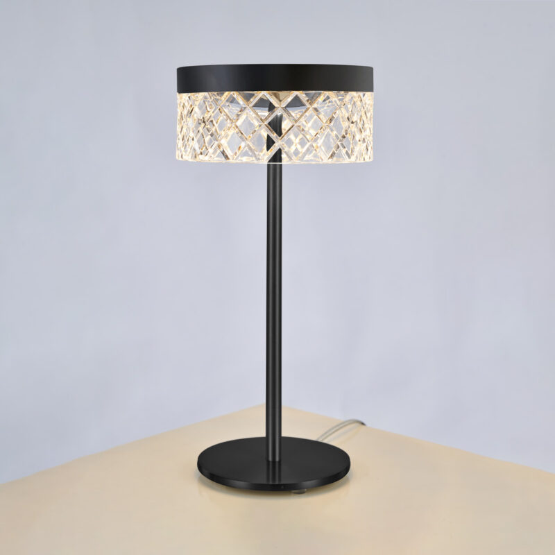 regina - Lampada tavolo nero