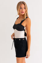 ROMA COLORBLOCK SATIN TANK - Ecozini