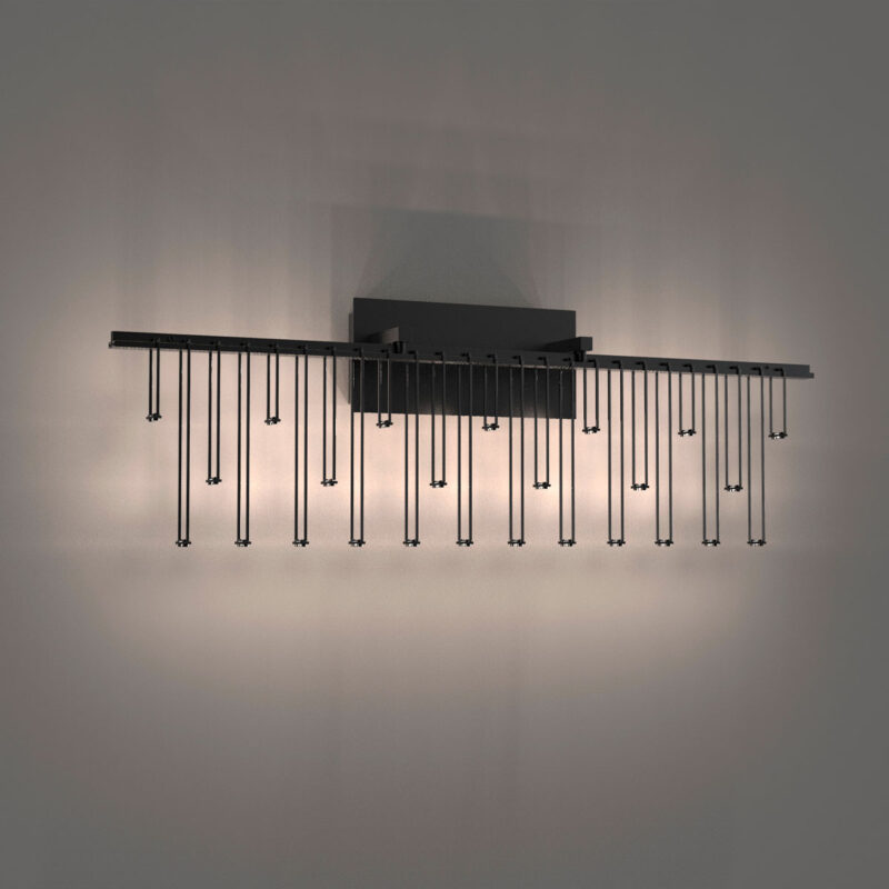 Scintilla - Lampada da parete nero
