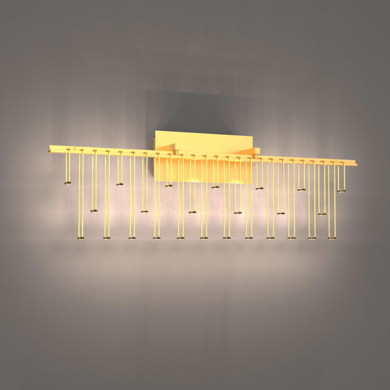 Scintilla - Lampada da parete oro