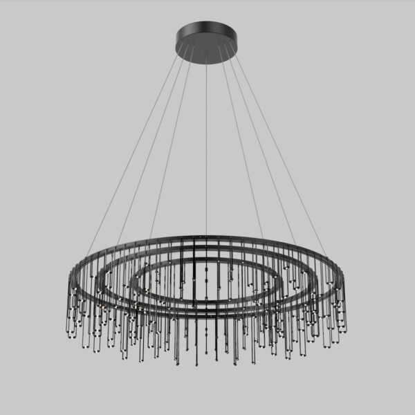 Scintilla - Sospensione a 3 livelli nero chiusa