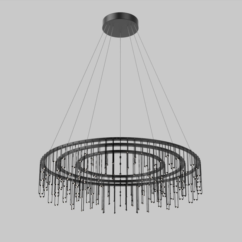Scintilla - Sospensione a 3 livelli nero chiusa