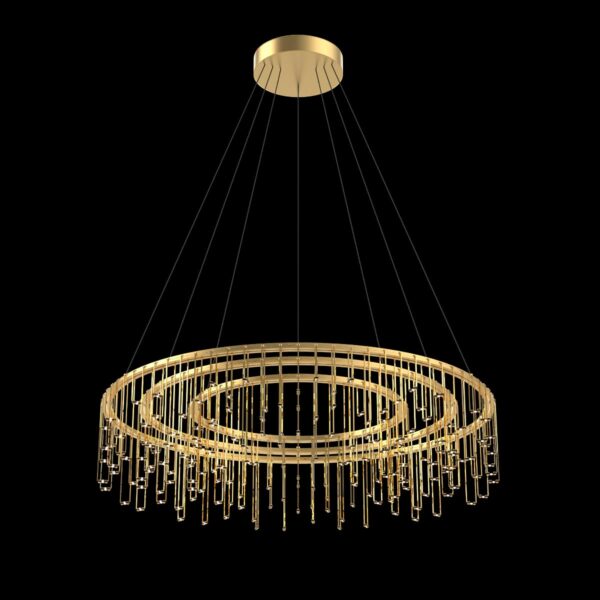 Scintilla - Sospensione a 3 livelli oro chiusa