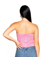 SWIFTY RHINESTONE TUBE TOP - Ecozini