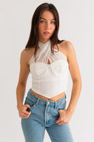 TELL ALL HALTER CORSET - Ecozini