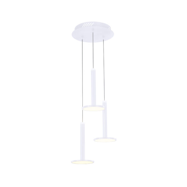 Tua - Sospensione a 3 luci bianco - 3AWH