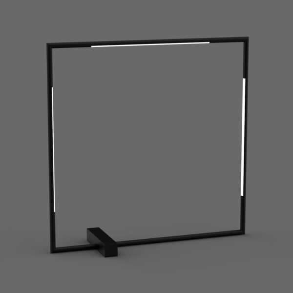 Tubular - Lampada da tavolo 3 luci nero