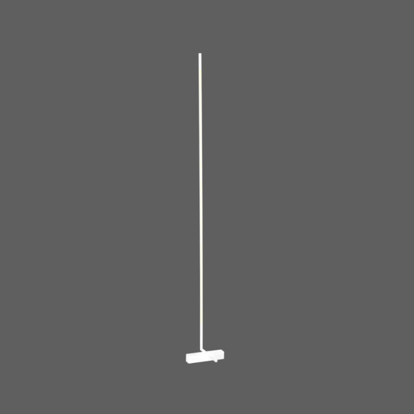 Tubular - Lampada da terra bianco