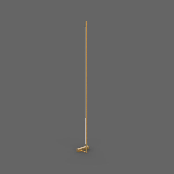 Tubular - Lampada da terra oro