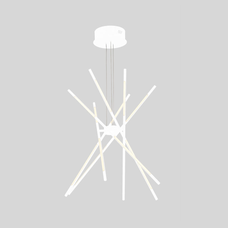 Tubular - Sospensione 12 luci bianco